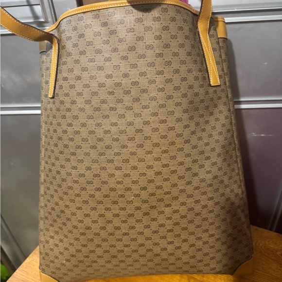 Gucci Brown and Tan Tote Bag - Picture 2 of 14